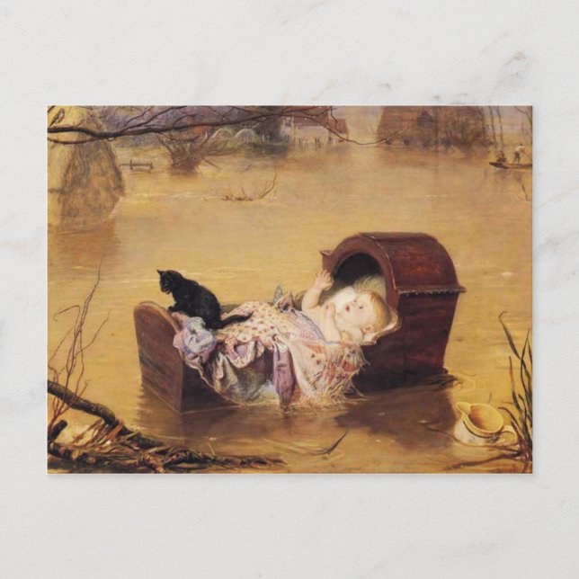 Carte Postale Avec John Everett Millais Peinture (Devant)