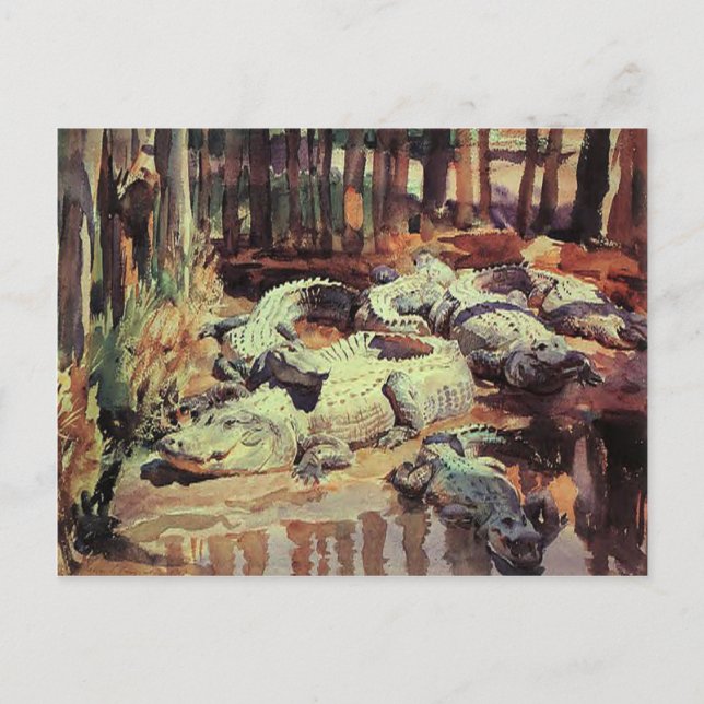 Carte postale avec la peinture de John Singer (Devant)
