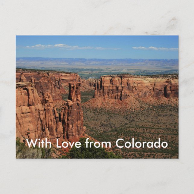 Carte Postale Avec l'amour du Colorado (Devant)