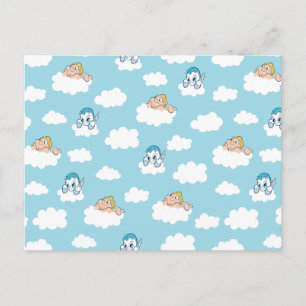 Carte postale avec motif de bébé Hercule et Pégase