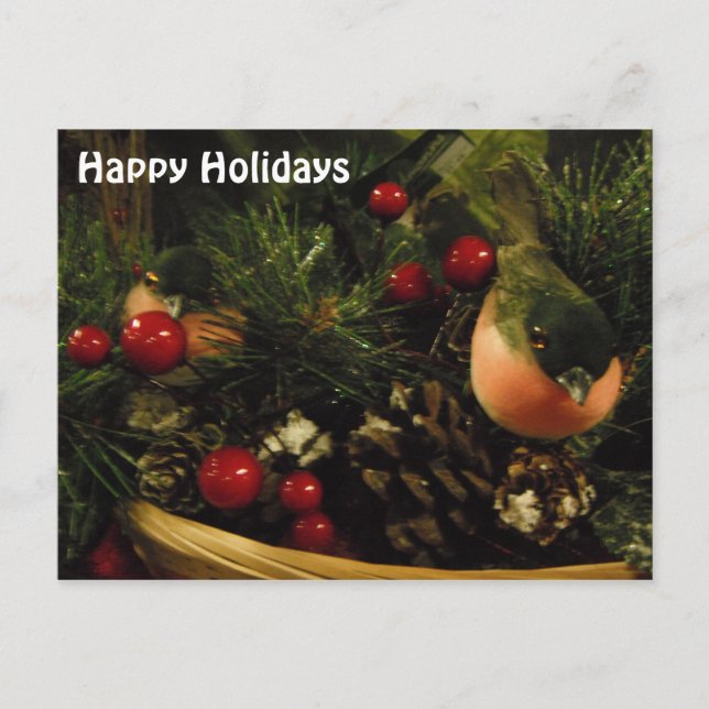 Carte Postale Avec Oiseaux (Devant)