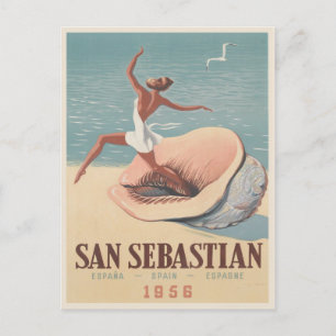 Carte postale avec San Sebastian
