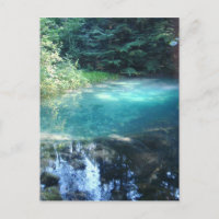 Carte postale avec vue sur le lac de Dracula