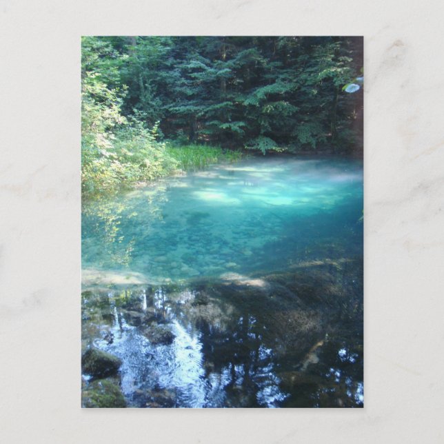 Carte postale avec vue sur le lac de Dracula (Devant)