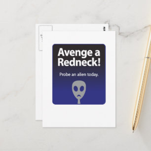 Carte Postale Avenge a Redneck Vertical
