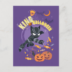 Carte Postale Avengers   Black Panther "Roi d'Halloween"