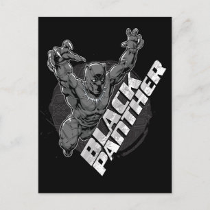 Carte Postale Avengers Classiques   Badge du Saut de Black Panth