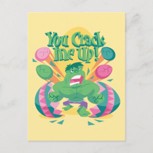 Carte Postale Avengers Pâques   Hulk - Tu Me Fais Craquer
