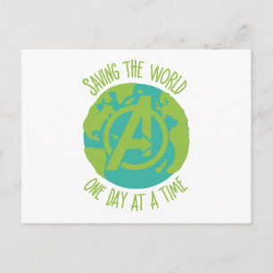 Carte Postale Avengers Sauver le monde un jour à la fois