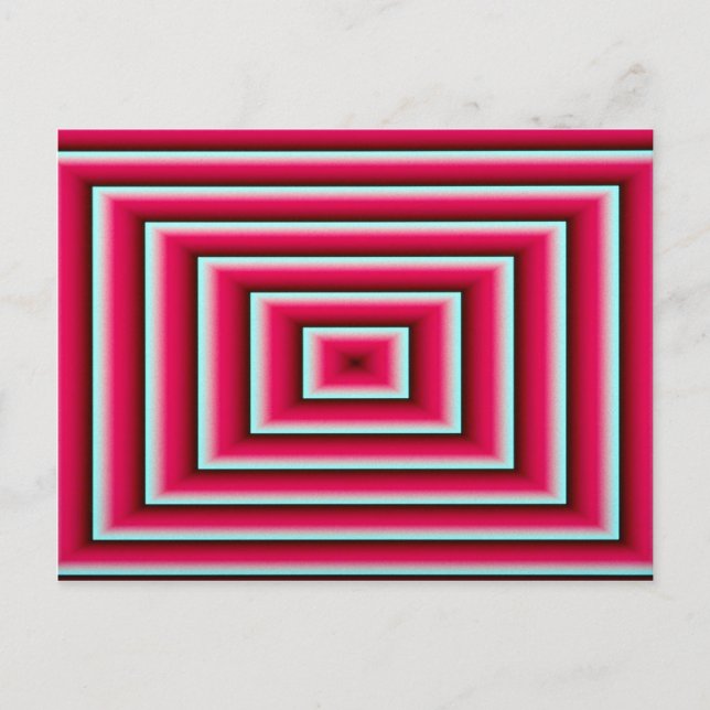 Carte Postale Avent à air rouge (Devant)