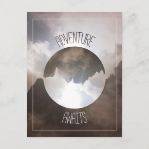 Carte postale Aventure en attente