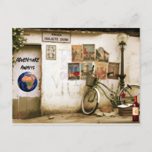 Carte postale Aventure en attente