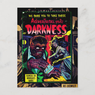 Carte Postale Aventures dans les Ténèbres #9, Couverture d'Horre