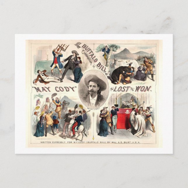 Carte Postale Aventures de Buffalo Bill (Devant)