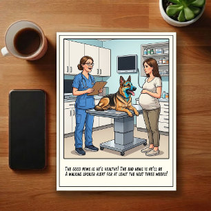 Carte Postale Aventures de la clinique vétérinaire d'urgence en