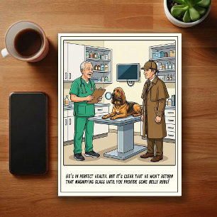 Carte Postale Aventures de la clinique vétérinaire d'urgence en