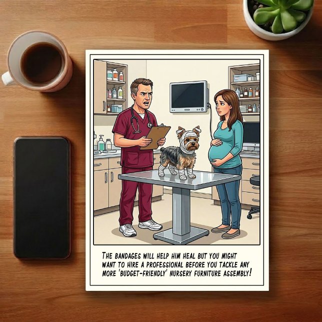 Carte Postale Aventures de la clinique vétérinaire d'urgence en  (Créateur téléchargé)