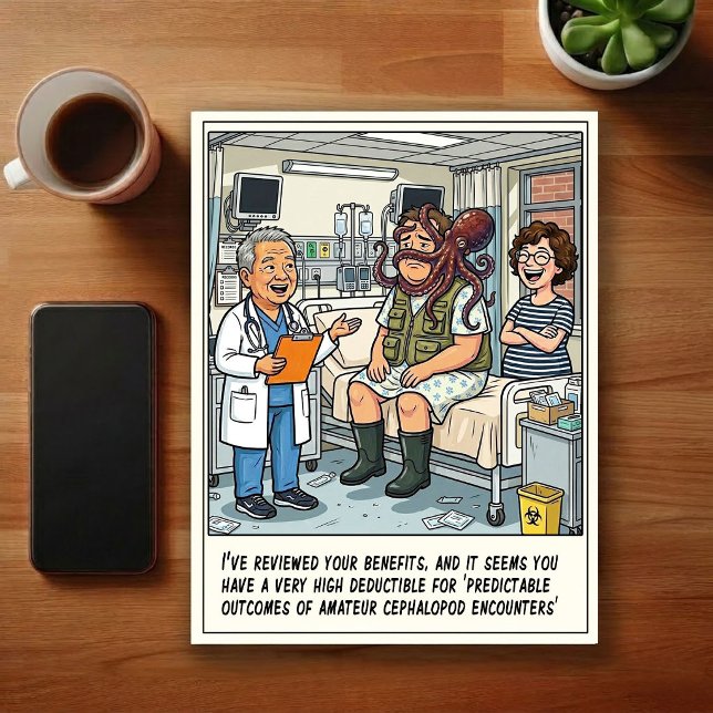 Carte Postale Aventures de salle d'urgence dessin animé (Créateur téléchargé)