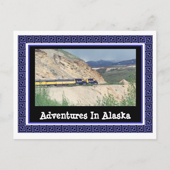 Carte Postale Aventures en Alaska (Devant)