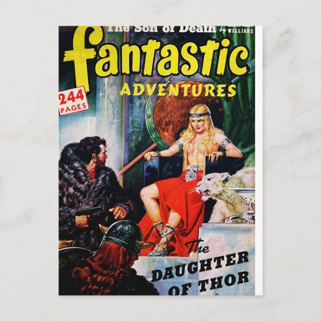 Carte Postale Aventures fantastiques 17 (Devant)
