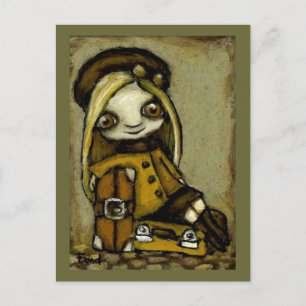 Carte Postale Aventureux Wendy - compagnon de voyage