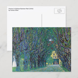 Carte Postale Avenue In Schloss Kammer Park par Gustav Klimt