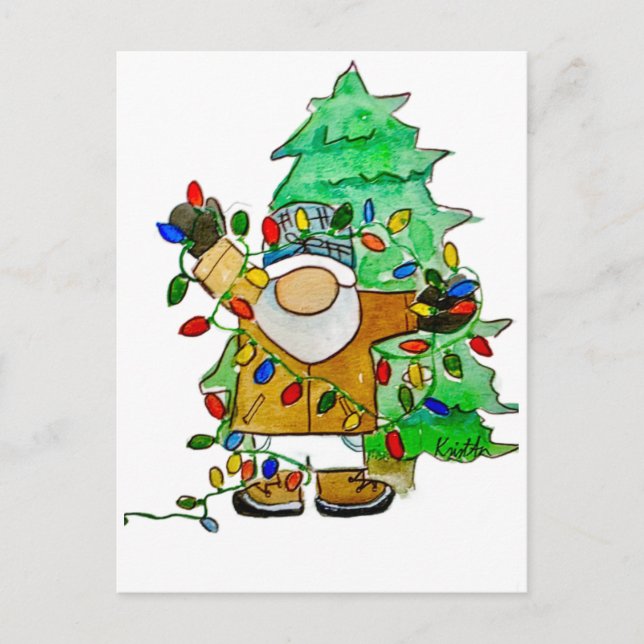 Carte Postale Average Tangled Gnome (Devant)