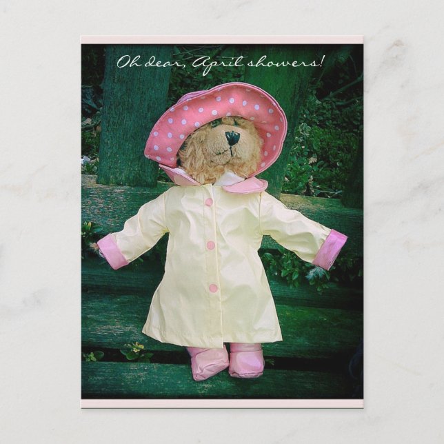 Carte Postale Averses d'avril (Devant)