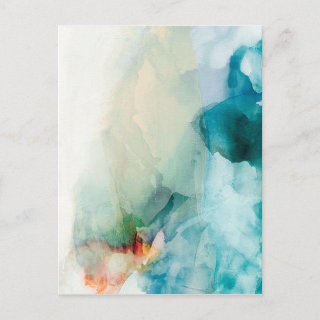 Carte Postale Aversion - Aquarelle bleue (Devant)