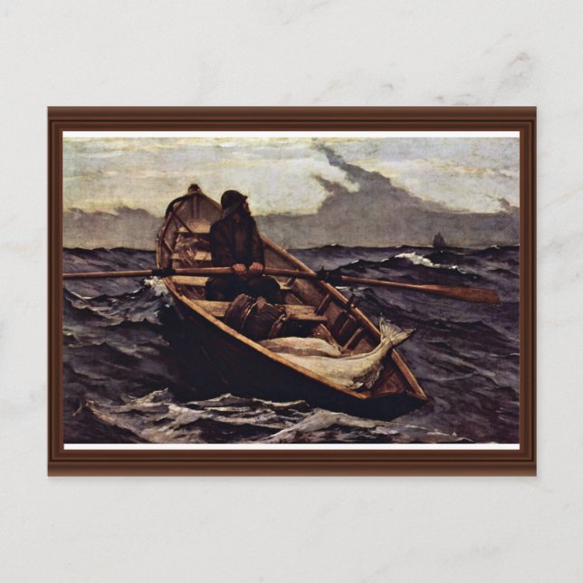 Carte Postale Avertissement De Brouillard (Avertissement De Brou (Devant)