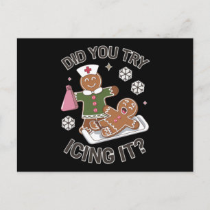 Carte Postale Avez-Vous Essayé De Glacer It School Nurse Christm