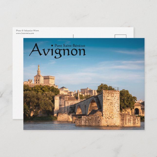 Carte Postale Avignon France (Devant / Derrière)