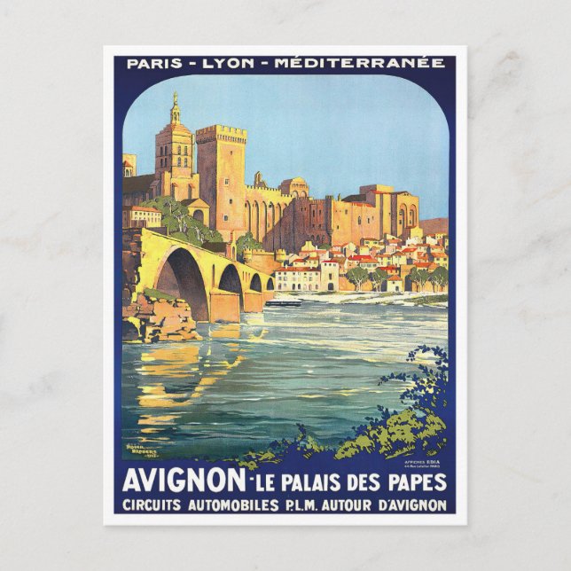 Carte Postale Avignon France voyage vintage (Devant)