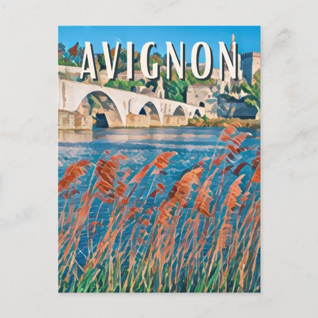 Carte Postale Avignon Photo Vintage  (Devant)