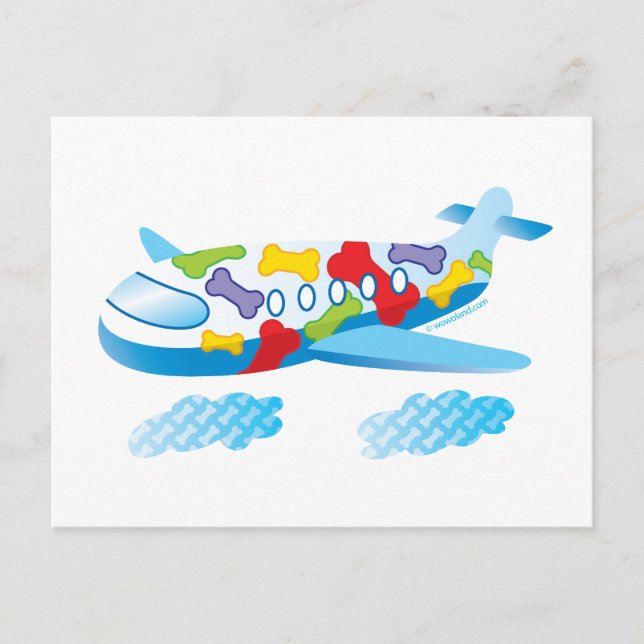 Carte postale "Avion" (Devant)