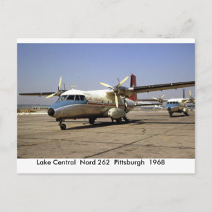 Carte postale avion
