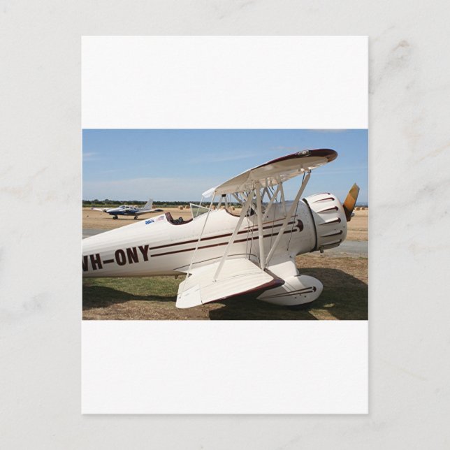 Carte Postale Avion biplane Waco (Devant)