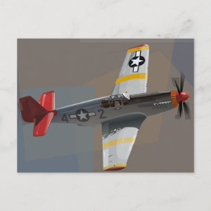 Carte Postale Avion de Tuskegee