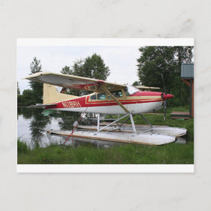 Carte Postale Avion flottant 3, Lake Hood, Anchorage, Alaska, Ét