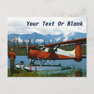 Carte Postale Avion flottant De Havilland Beaver - Canada