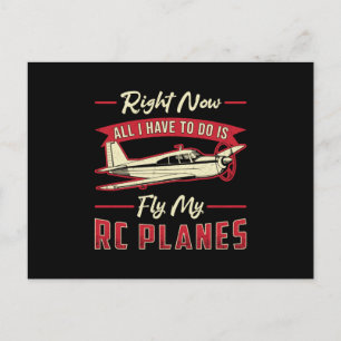 Carte Postale Avion RC Avion Pilote Vol Mon Avion RC Avions