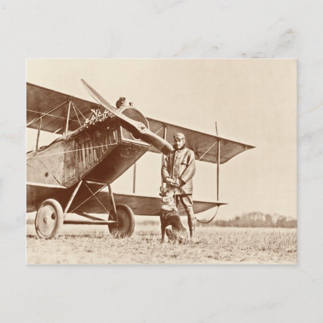 Carte Postale avion vintage (Devant)