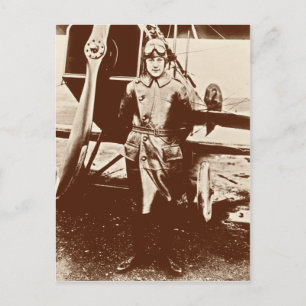 Carte Postale avion vintage