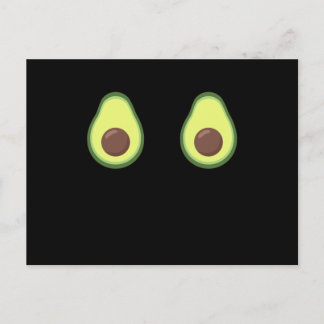 Carte Postale Avocado Halloween Costume amusant Avocados