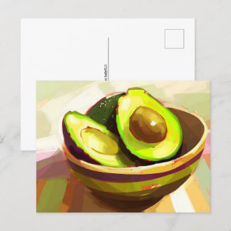 Carte Postale Avocado, poste