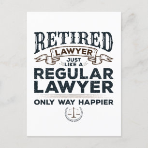 Carte Postale Avocat à la retraite Procureur à la retraite beauc