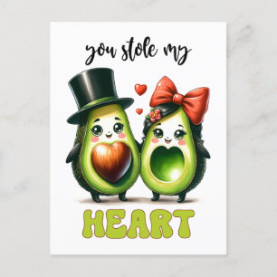 Carte Postale Avocat Punny Vous Avez Volé Mon Coeur Valentine