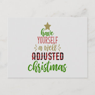 Carte Postale Avoir bien ajusté Noël, Chiropratique