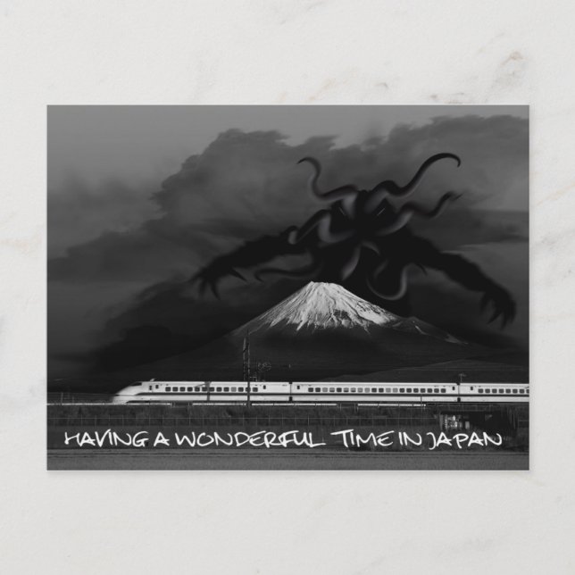 Carte Postale Avoir un temps merveilleux au Japon (Devant)