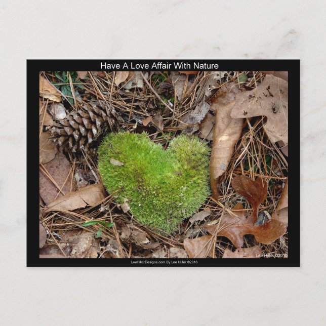 Carte Postale Avoir une relation d'amour avec la nature Dons de  (Devant)